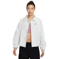 Nike White Casual Breathable Hooded Jacket Women jackets