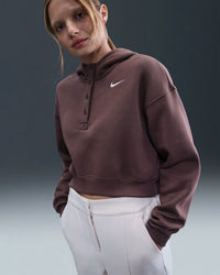 Nike Sportswear Phoenix Fleece Women's Oversized Cropped Henley Hoodie